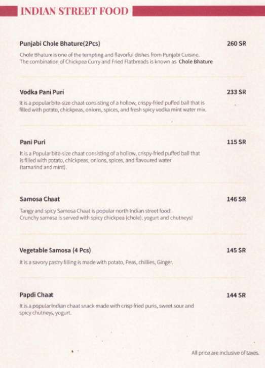 A Indian Street Food